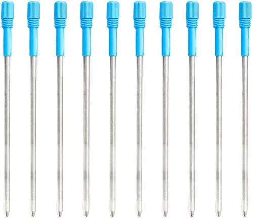 Vista 8 de Gullor Ballpoint Pen Refills, Pack of 10, Length 116 mm, Black Ink