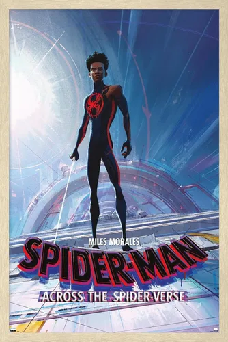 Vista 7 de Trends International Marvel Spider-Man: Across The Spider-Verse - Miles Morales - Póster de pared de una hoja, 22.4 pulgadas de largo x 14.7