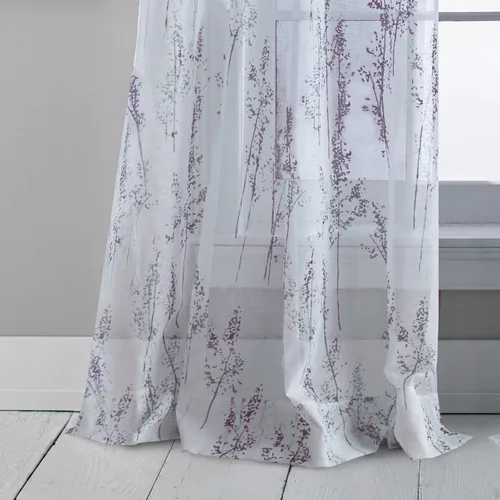 Vista 5 de DKNY Whisper - Cortina transparente para ventana, panel individual, 63 pulgadas, amatista