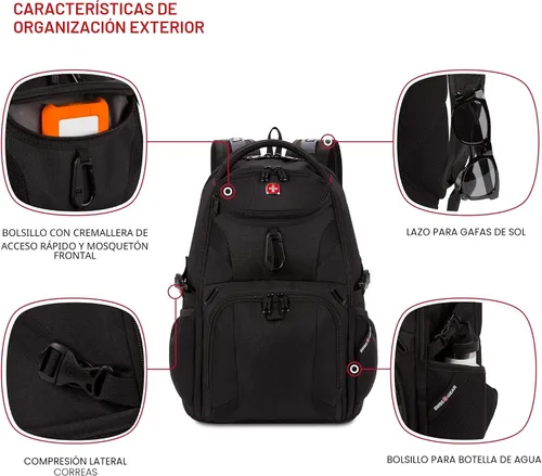Vista 3 de SwissGear 1900, Negro