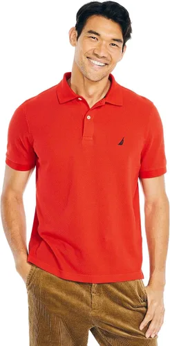 Vista 58 de Nautica playera polo clásica de mangas cortas, color sólido, para hombre