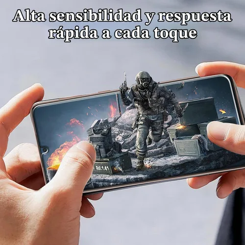 Vista 4 de Pokolan Paquete de 3 protectores de pantalla para Samsung Galaxy S21 Plus Transparente