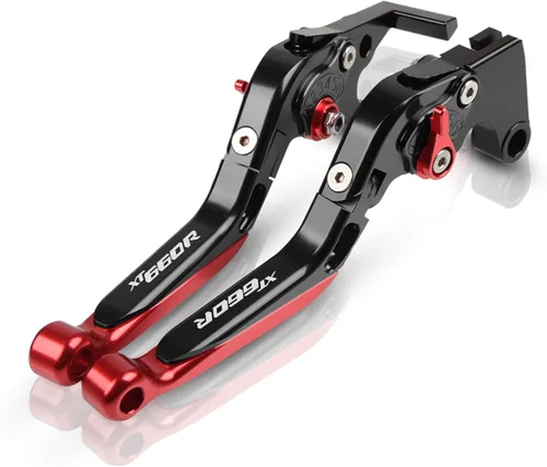 Vista 9 de Palanca de embrague de freno ajustable extensible para motocicleta Yamaha XT660R XT660 R 2014 2015 2016 2004-2017