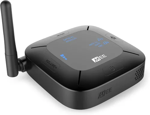 Vista 11 de Mee Audio Matrix Cinema - Auriculares Bluetooth Inalámbricos de Alta Resolución Estéreo con aptX de Baja Latencia para Mejor Sincronización