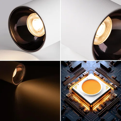 Vista 6 de Aisilan - Foco LED Downlight regulable de 18 W para interiores, cilindro de aluminio, puntos direccionales de techo, sin parpadeo, 3000 K