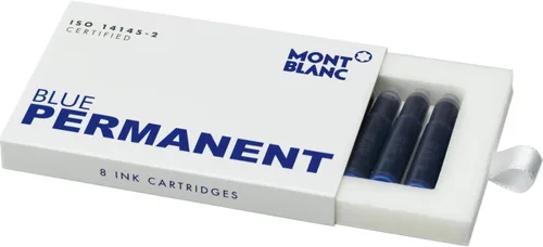 Vista 11 de Montblanc Cartuchos de tinta negro permanente 107757 – Recambios de pluma estilográfica a prueba de documentos en negro – 8 cartuchos de pluma