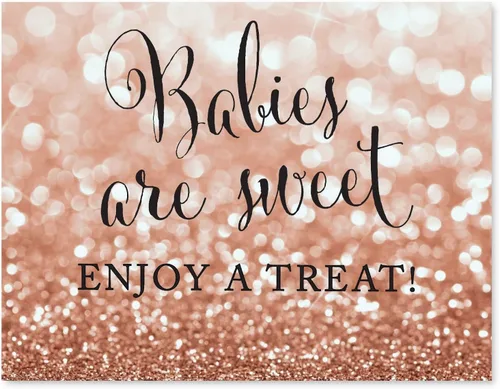 Vista 55 de Andaz Press Letreros de fiesta de boda, purpurina dorada rosa, 8.5 x 11 pulgadas, resalta tu versículo bíblico favorito para el nuevo Mr. & Mrs, 1