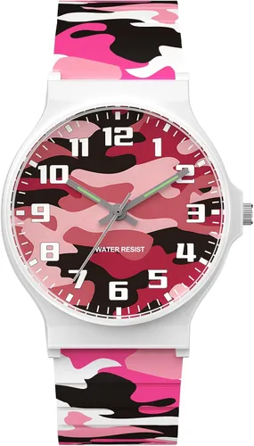 Vista 13 de Reloj analógico para niños y niñas, resistente al agua hasta 30M, reloj deportivo para niños, fácil de leer, con esfera fina, correa suave