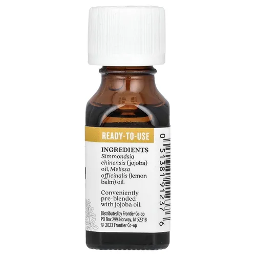 Vista 2 de Aura Cacia Bálsamo De Limón Aceites Esenciales Puros En Aceite De Jojoba - 0.5 Oz