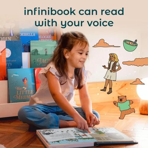 Vista 2 de Cali's Books Goldilocks and The Three Bears - Infinibook Reader Libros de cuentos grabables para niños, lector de libros de audio interactivo