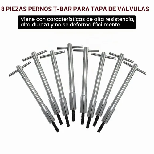 Vista 4 de Kit de sujeción de pernos para válvula de barra en T, 16 piezas, cubierta de válvula, juego de barra en T, cubierta de válvula de motor