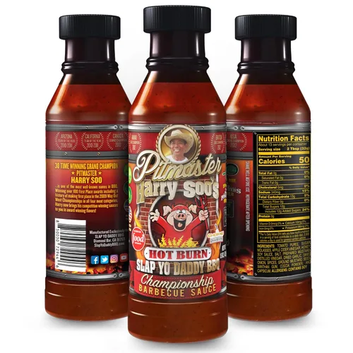 Vista 10 de Slap Yo Daddy Salsa BBQ Carolina Tangy - Salsa BBQ Carolina de Pitmaster Harry Soo - Sabor a base de vinagre picante y dulce para asar y sumergir