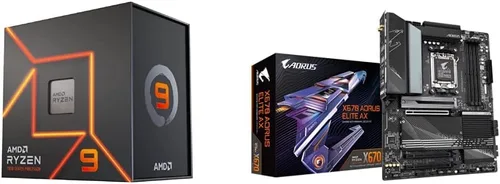 Vista 2 de AMD Ryzen 9 7900X + GIGABYTE B650 AORUS ELITE AX placa base