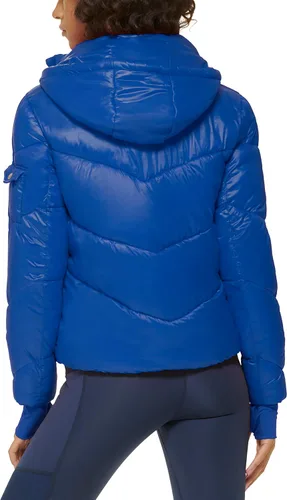 Vista 4 de Tommy Hilfiger Cortavientos de manga larga con cremallera para mujer