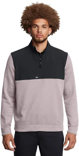 Vista 9 de Under Armour Sudadera Drive Storm con media cremallera para hombre (001) Negro / Blanco