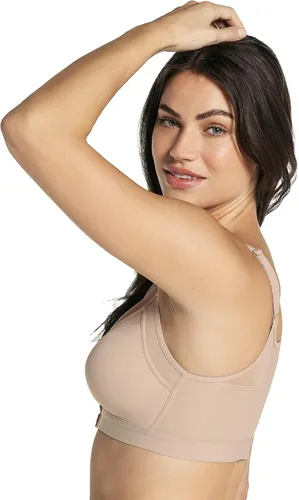 Vista 4 de Cómodo sujetador corrector de postura con cierre frontal con copas de contorno, sujetadores inalámbricos para mujer
