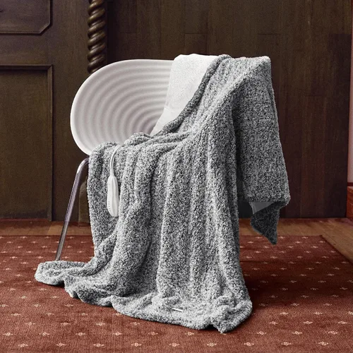 Vista 28 de Manta Eléctrica Térmica de 50" x 60" - Manta Térmica Eléctrica con 5 Niveles de Calefacción y 3 Horas de Apagado Automático, Lavable a Máquina