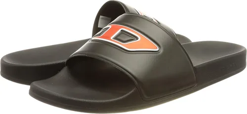 Vista 7 de Diesel Sandalias deslizantes para hombre, Azul Patchwork