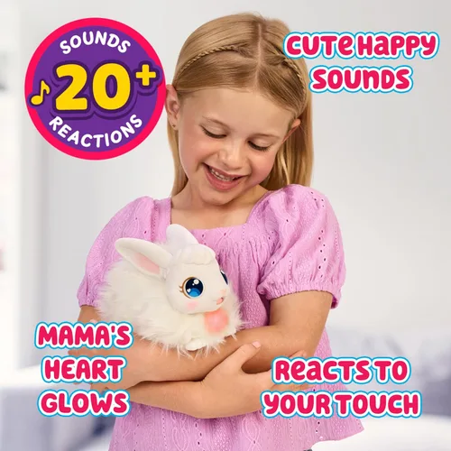 Vista 4 de Little Live Pets Bunny Mama Surprise Toy Set, Hutch Interactive Animal