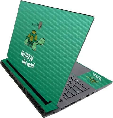 Vista 715 de MightySkins - Skin brillante con purpurina para Alienware M17 R3 (2020) y M17 R4 (2021) - Diversión de los años 90 Acabado duradero con purpurina