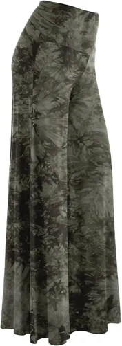 Vista 132 de Made By Johnny Pantalones palazzo elásticos de pierna ancha para mujer, lisos, casuales, cómodos
