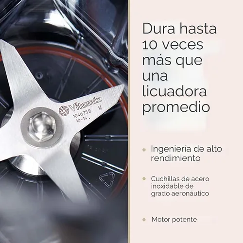 Vista 6 de Vitamix Licuadora de la serie Propel 750 con cuatro programas de mezcla, programa auto-limpiante, licuadora de grado profesional para batidos, sopas