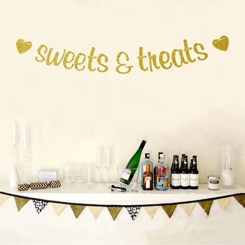 Vista 3 de Cartel de dulces y golosinas para boda, baby shower, despedida de soltera, decoración de fiesta, bar, fiesta, fotomatón