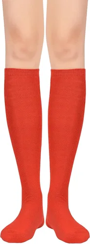 Vista 2 de Century Star - Calcetines altos hasta la rodilla para mujer con rayas finas y atléticas, calcetines altos para deportes al aire libre