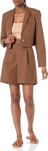 Vista 3 de The Drop Karina Blazer Corto Cuadrado para Mujer