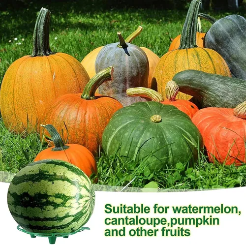 Vista 2 de Soporte de melón, calabaza, soporte de sandía, enrejado, calabaza o calabaza, soportes de plantas y verduras de jardín para melón, melón, calabazas
