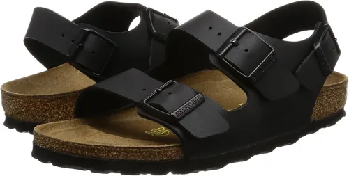 Vista 10 de Birkenstock Milano Birko-Flor Sandalias Negras Hombre 35