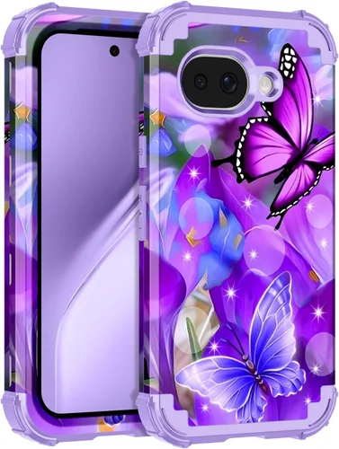 Vista 14 de Rancase Funda para Google Pixel 10 Pro XL 2025, brilla en la oscuridad de tres capas [protección de grado militar] resistente a prueba de golpes