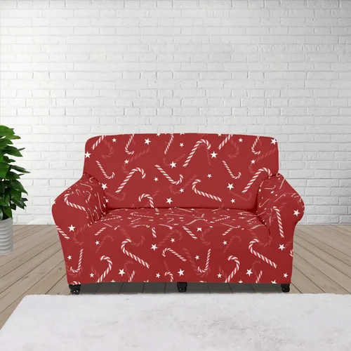 Vista 77 de Boatee Fundas de sofá de 1 pieza con diseño de copo de nieve azul, fundas elásticas para sofá, 1 cojín, protección de muebles, decoración para sala