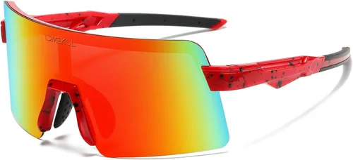 Vista 11 de Dos tamaños para adultos y jóvenes, lentes de sol polarizados para hombres y mujeres, para deportes al aire libre, gafas de béisbol UV400, gafas