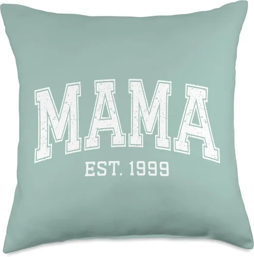 Vista 4 de Mama Est 1999 Custom Mom Personalized Mothers Day Customized Throw Pillow