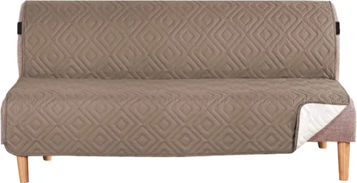 Vista 50 de H.VERSAILTEX Funda reversible para silla, protector de muebles antideslizante, resistente al agua, con correas elásticas de 2 pulgadas
