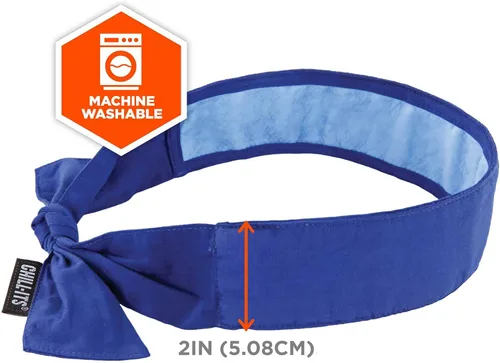 Vista 18 de Ergodyne Chill-Its 6700CT - Bandana de enfriamiento evaporativo