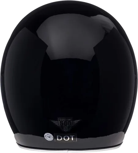 Vista 5 de Casco de moto de cara abierta Bell Custom 500 (negro brillante sólido, talla XXL)