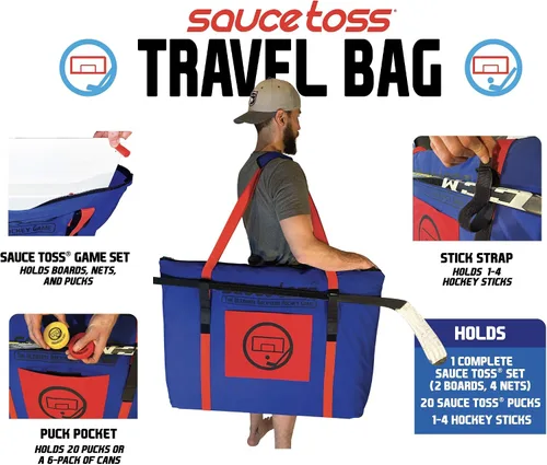Vista 3 de Sauce Toss Bolsa de viaje de lona premium, azul