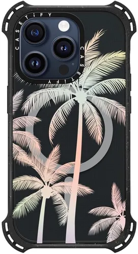 Vista 9 de CASETiFY - Funda para iPhone 15 Pro, compatible con MagSafe A prueba de golpes 21.3 pies 6x protección contra caídas de grado militar Black