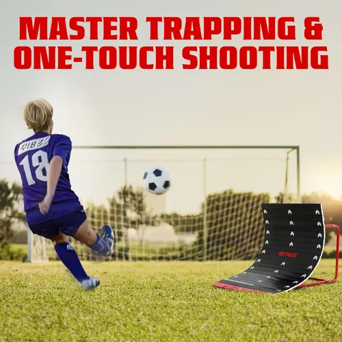 Vista 4 de Soccer Rebounder Rebound Net, Kick-Back Football Training Gifts, Aids & Equipment Heavy-Duty