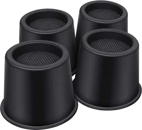 Vista 10 de ANNKUT Elevador de Cama de 1 Pulgada de Alta Resistencia, Elevador Redondo de Muebles para Cama, Escritorio, Mesa, Sofá, Soporte de Cama, Soporte