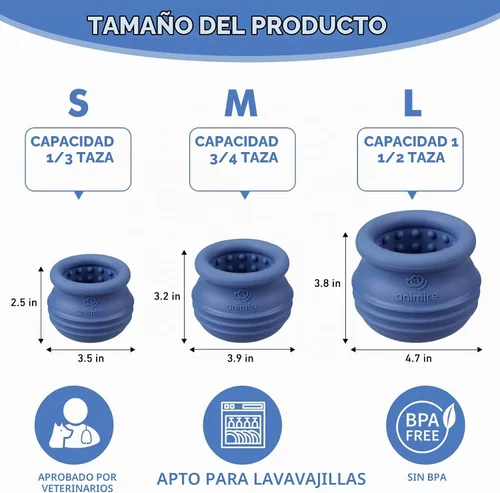 Vista 6 de Juguete dispensador de golosinas para perros, rompecabezas interactivo de larga duración para perros, juguete de enriquecimiento rellenable