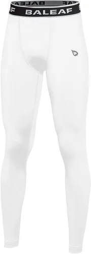 Vista 4 de BALEAF Pantalones de compresión para jóvenes, leggings para niños, pantalones de béisbol para niños, medias de capa base, fútbol, baloncesto