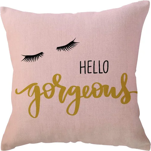 Vista 3 de ULOVE LOVE YOURSELF Paquete de 4 fundas de almohada decorativas con cita de Boss Lady de 18 x 18 pulgadas para sofá, cama, sofá, decoración