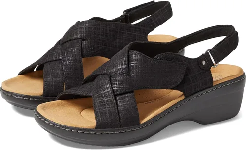 Vista 4 de Clarks Sandalia Merliah Echo de tacón para mujer