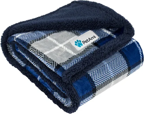 Vista 17 de PetAmi Manta para perros pequeños y medianos, manta de cama para mascotas, gatos, cachorros, gatitos, funda de vellón para muebles, protector