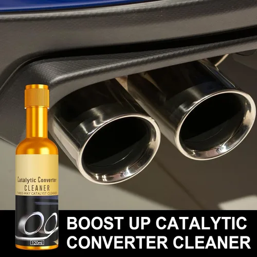 Vista 3 de Limpiador de convertidor catalítico de motor de vehículo BoostUp, limpiador de convertidor catalítico de autopartes, aditivo de combustible