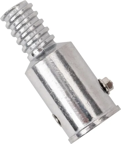 Vista 6 de Reemplazo de puntas roscadas de metal de 1" para mango de escoba de empuje de madera extremo roscado