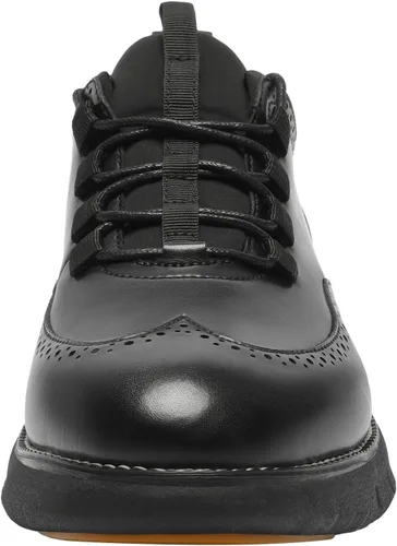 Vista 3 de SVNKE Zapatillas de vestir para hombre, zapatos casuales de moda con cordones, zapatos Oxford formales